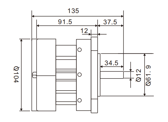90 Flange BLDCMotor 1500W 310V 12000RPM-4.png